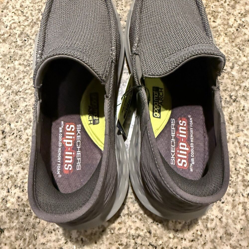 Skechers Men's Slip-Ins Parson Ralven Shoes Taupe Size 7.5 Walking/Comfort - Picture 6 of 10